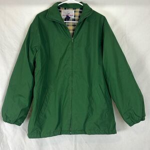 Vintage Green REAL WORK WEAR Fleece Lined Winter Coat Men's S